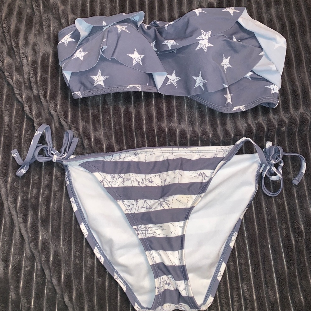 stars and stripes bikini set